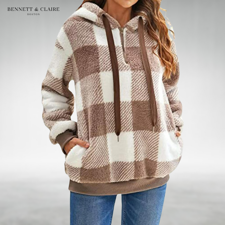 Mariam™ Stylish Half-Zip Sweater
