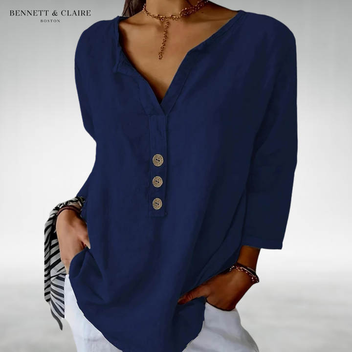Luna™ Lightweight Button Top