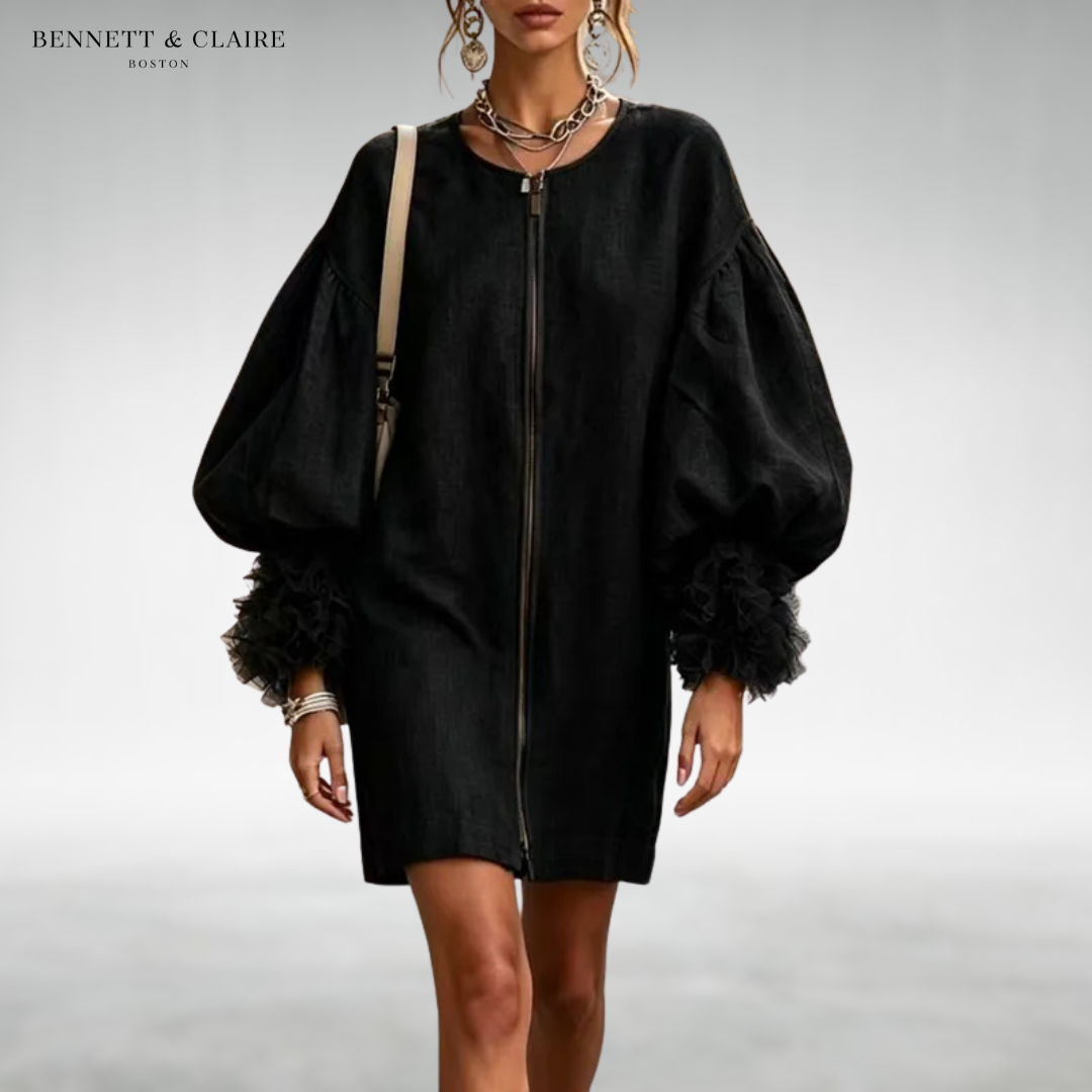 Sarrina Puff Sleeve Short Dress