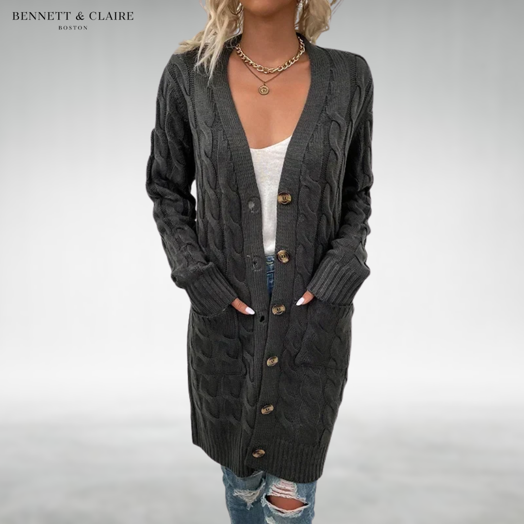 Melissa™ Cozy Knit Long Cardigan