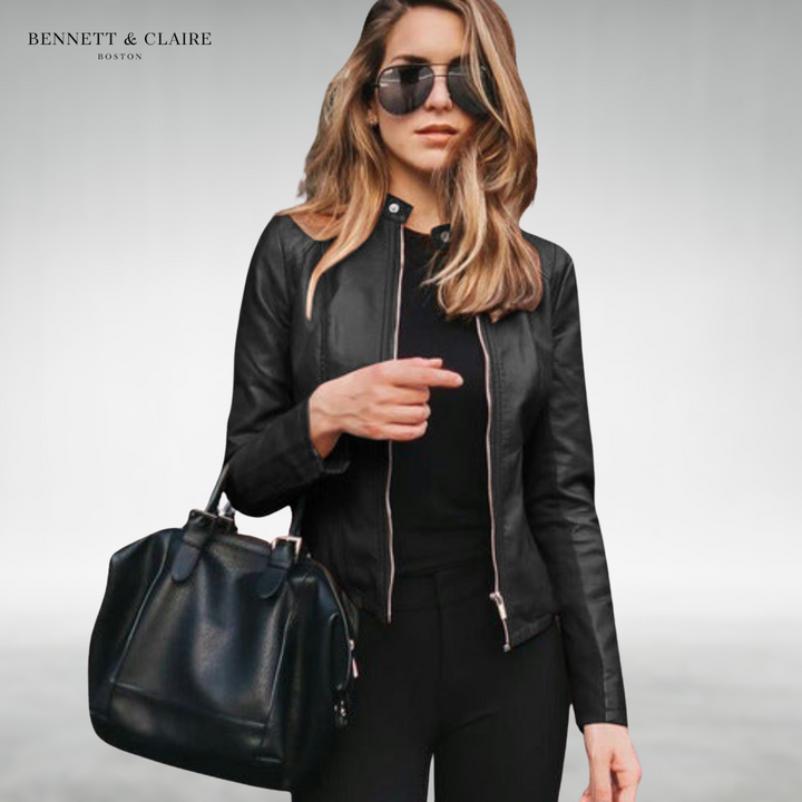 Skye™ Stylish Leather Jacket