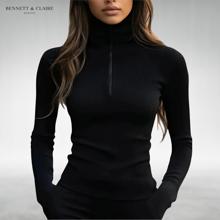 Jessie™ Cozy Zip-Neck Sweater