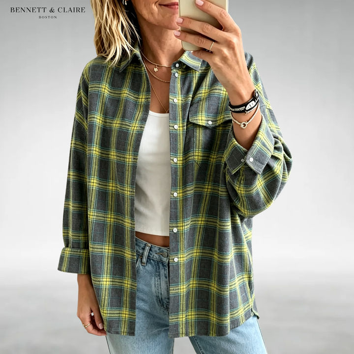 Sophia Relaxed Plaid Shirt