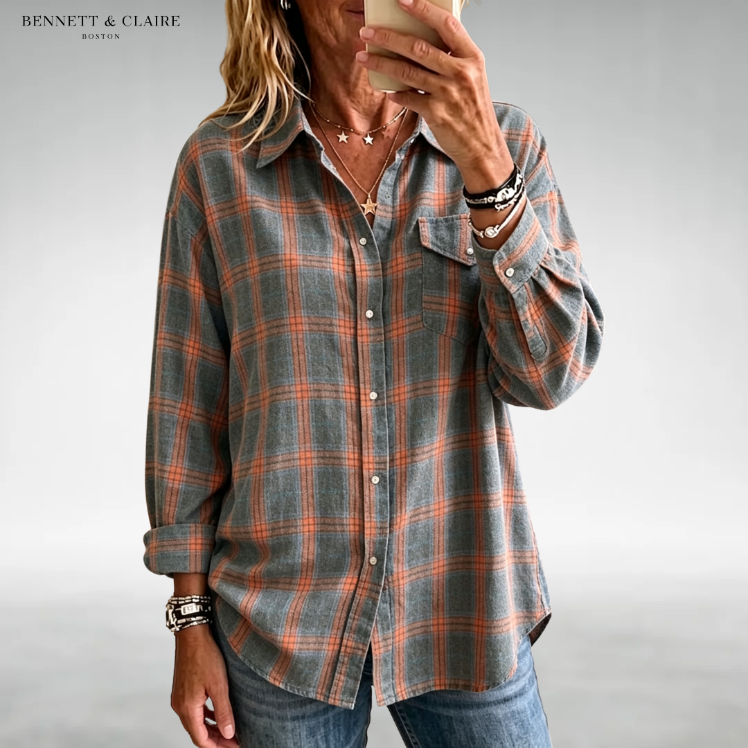 Sophia Relaxed Plaid Shirt