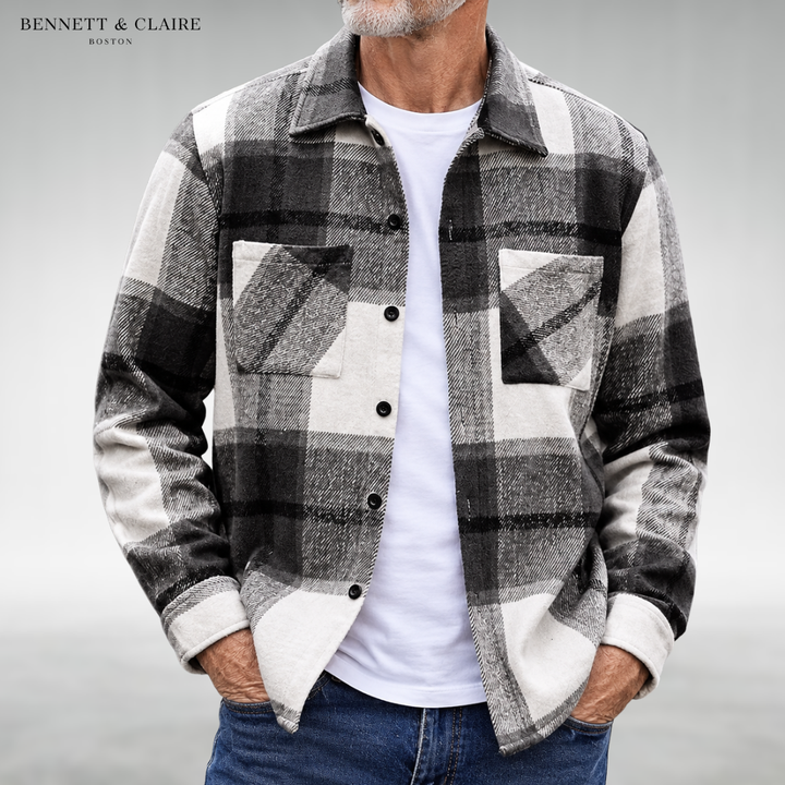 Emman Casual Plaid Jacket