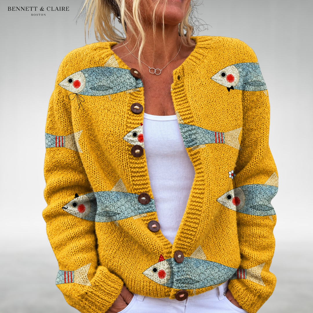 Rosalie Classic Print Cardigan