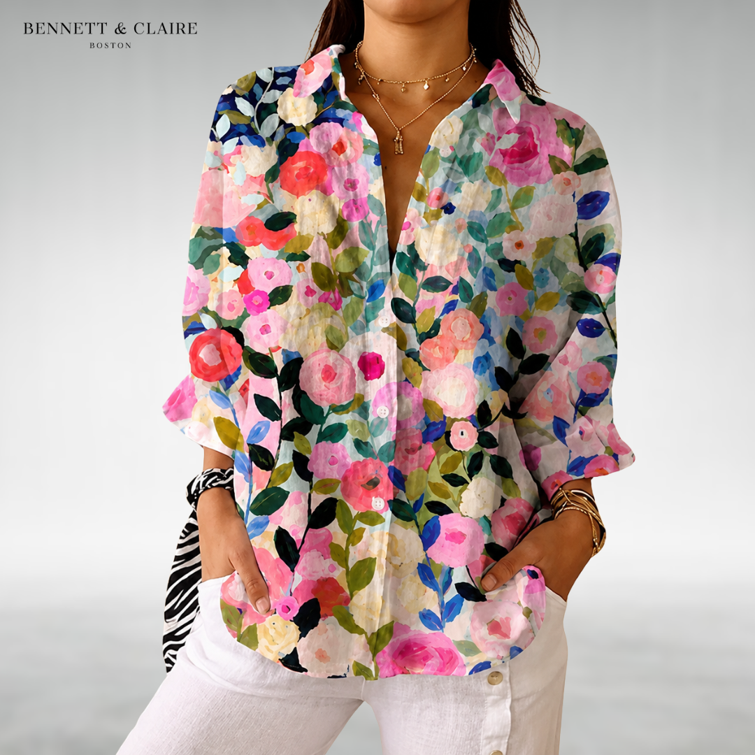 Yoki™ Relaxed Print Blouse