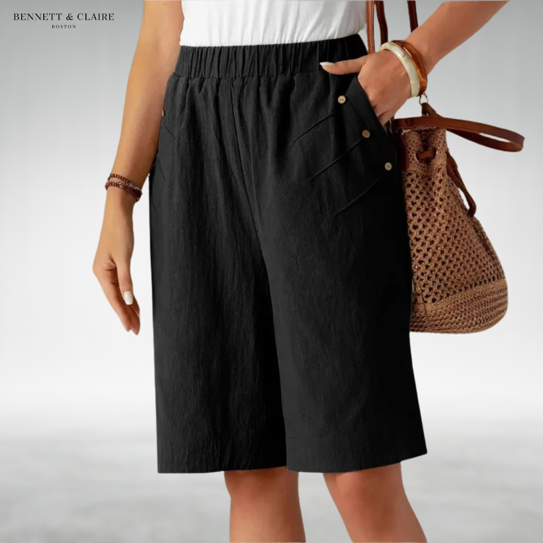 Sara™ Elastic Waist Shorts
