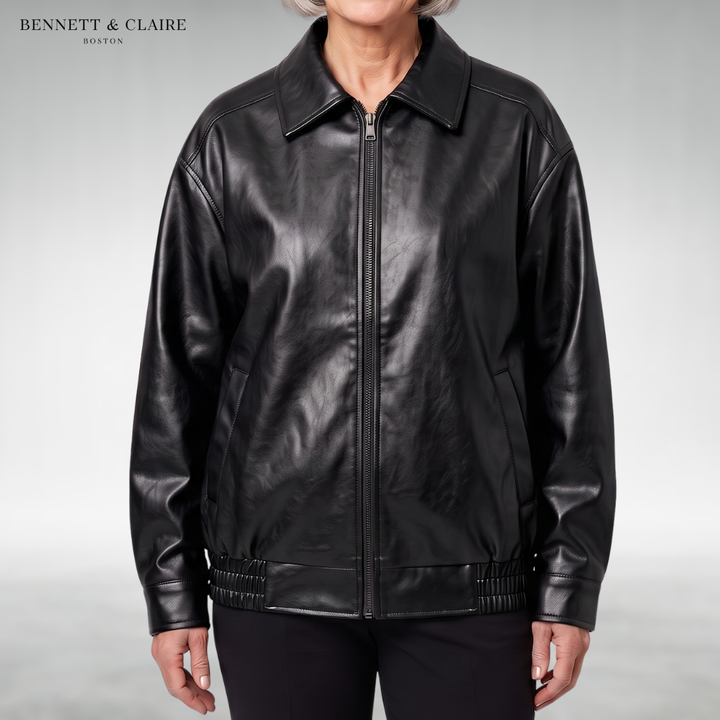 Joyce Relaxed Zip-Front Jacket