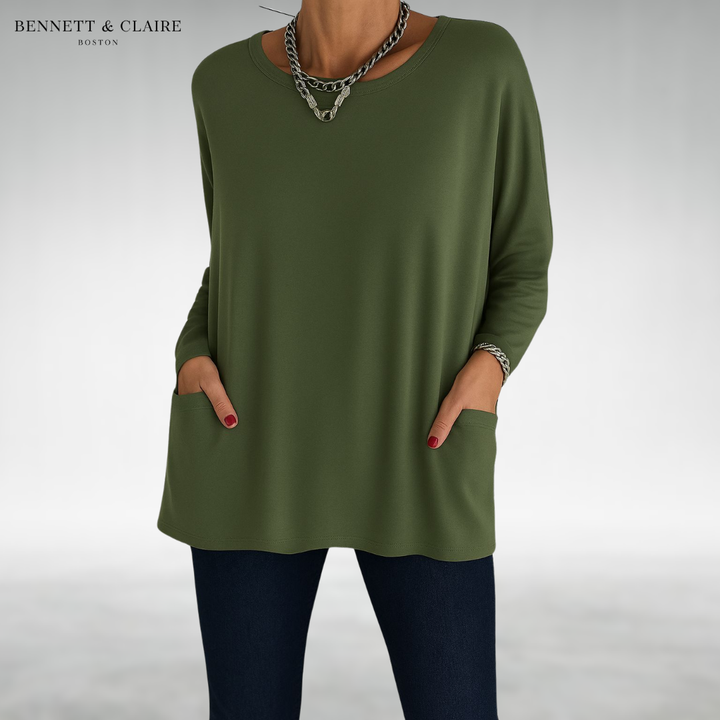 Eliza™ Cozy Pocket Tunic Top