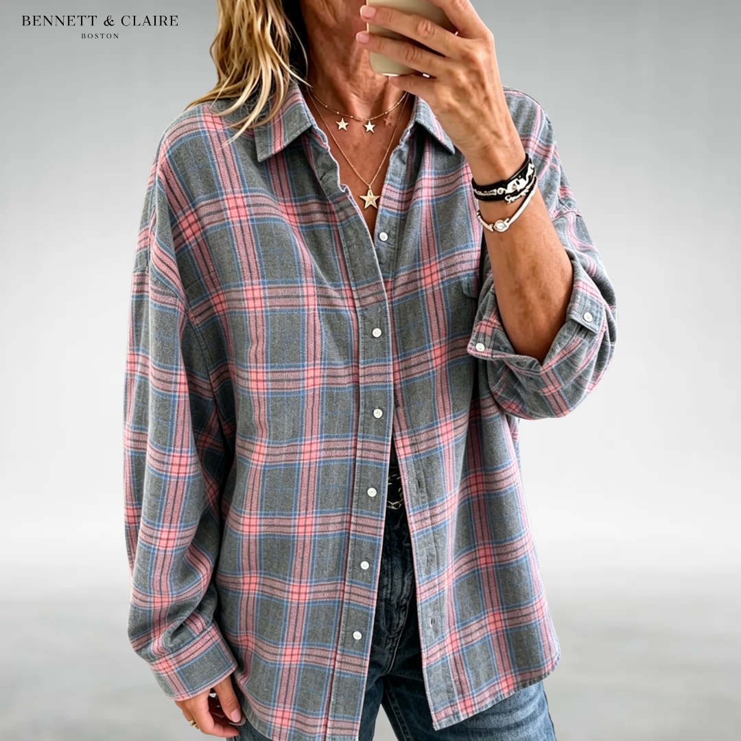 Sophia Relaxed Plaid Shirt
