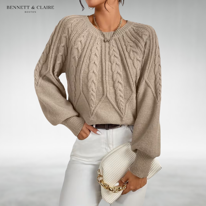 Carmen™ Cozy Cable Knit Sweater