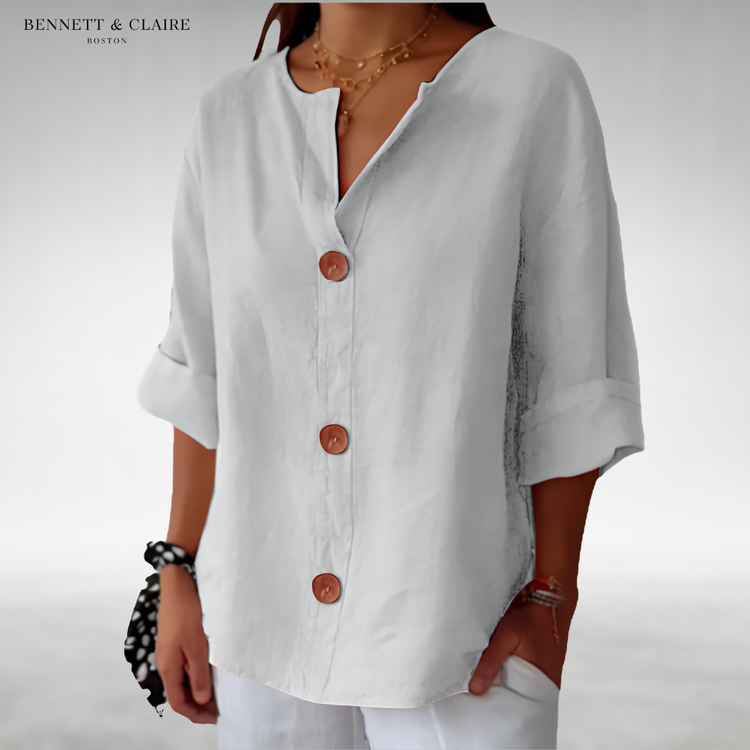 Sofia™ Lightweight Button Top
